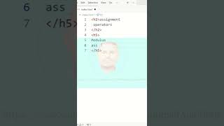 JavaScript Tutorial for Beginners / JavaScript learn / modulus assignment operators tag
