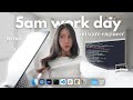 a realistic day working as a software engineer | M3 MacBook Pro setup for coding + productivity 👩🏻‍💻