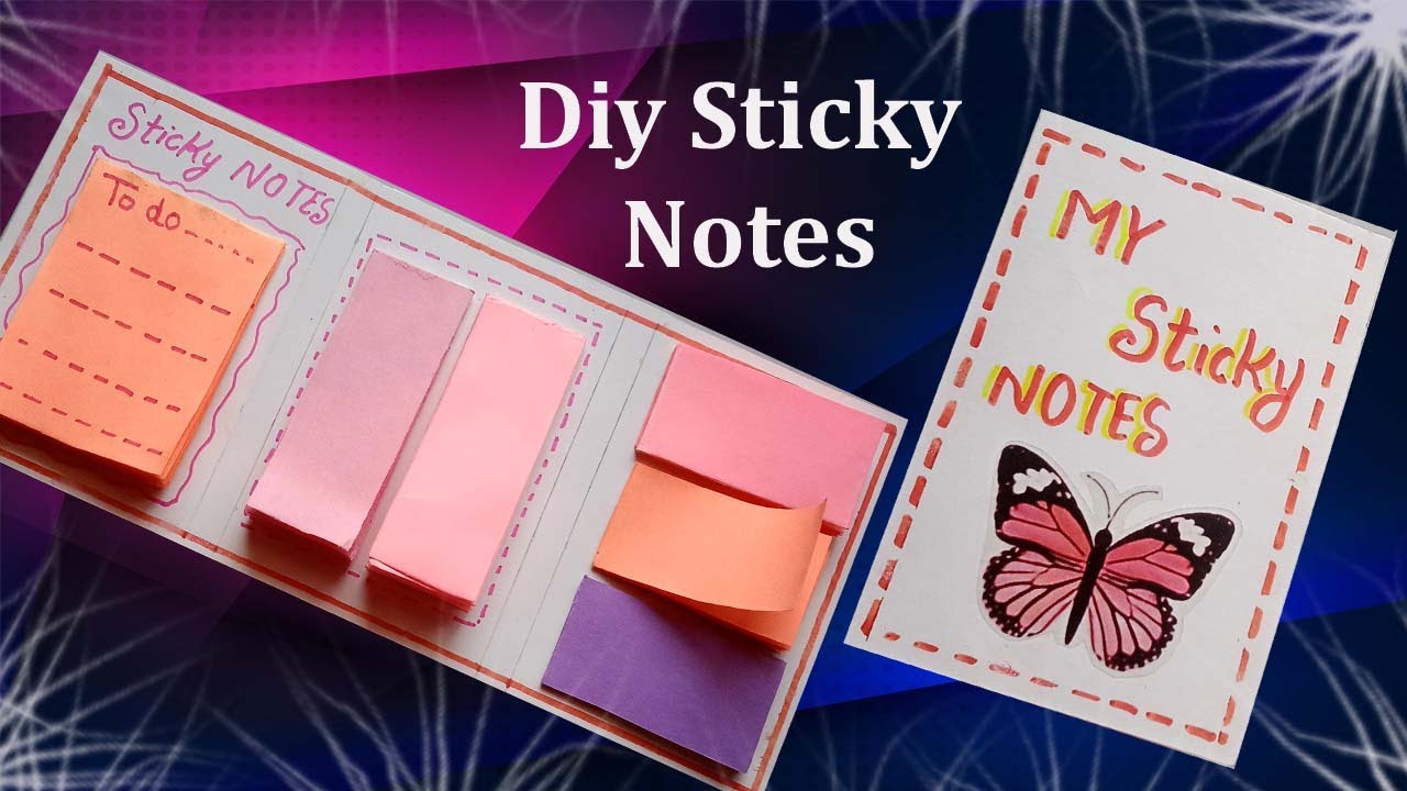 How To Make Sticky Notes (without Double Sided Tape) At Your Home ...