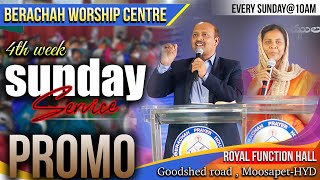 Sunday Service | Promo | Berachah Worship Centre | Pastor Caleb | Sis Shekena Glory | #Prayer