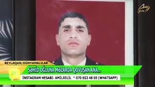 Şəhid Oğluna Məzarda Qovuşan Ana! 21.12.2020.