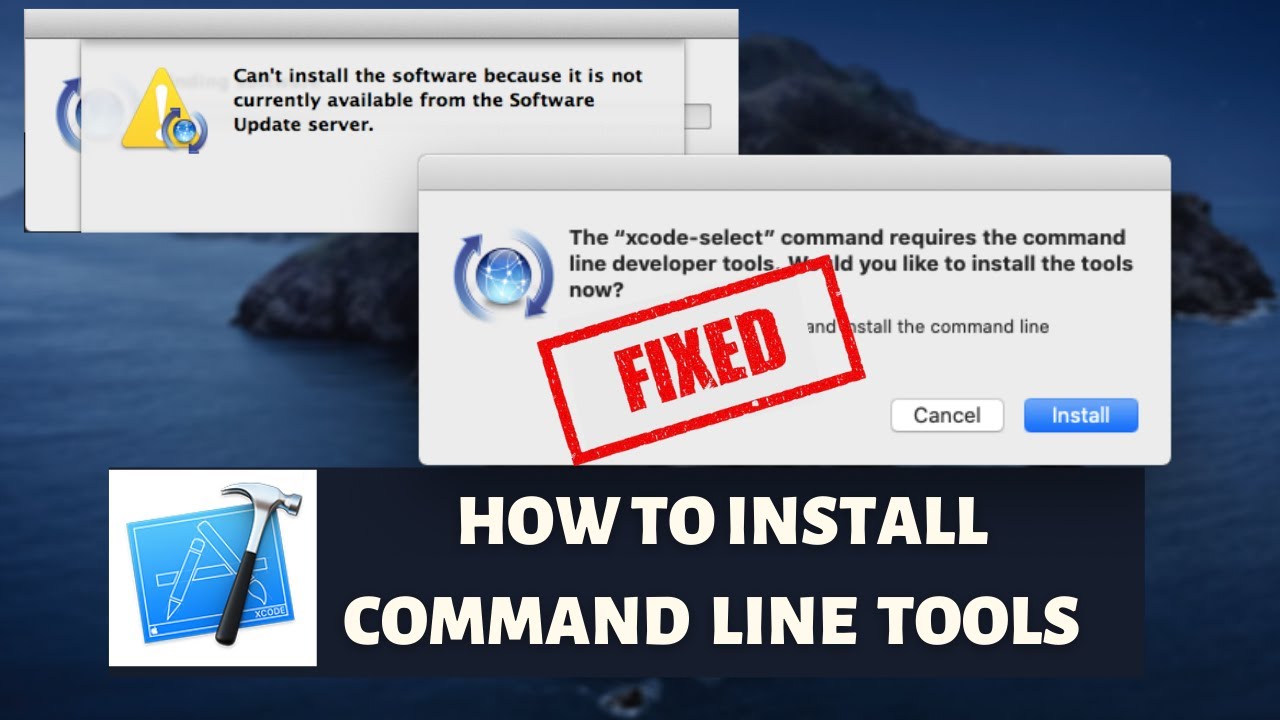 How To Install Command Line Tools For Xcode On Apple M1 Macbook Big Sur ...