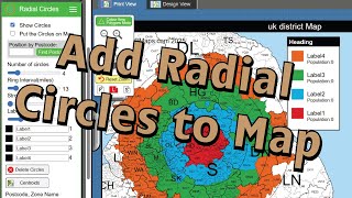 Creating Radial Circles and Delivery Zones on Maps | Quick Guide