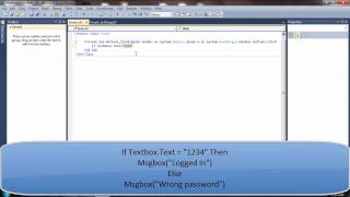 Simple Login System In Visual Basic 2010