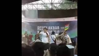 GIGI Band Live ditengah Badai Hujan dan Petir di Reuni Akbar STAN 2016