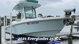 2021 Everglades 253cc Upper Station with Mercury 400 Verado