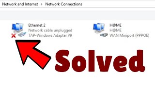 Network cable unplugged error in Windows 10 / 11 Fix