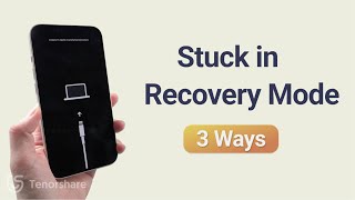 [2023] Top 3 Ways to Fix iPhone Stuck in Recovery Mode (iOS 16 Supported)