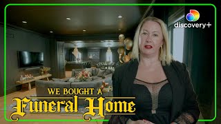 Former Chapel Remodeled into All-Black Living & Dining Area | We Bought a Funeral Home | discovery+