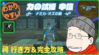 ゼルダの伝説BotW ナミカ・オズの祠『氷雪の槍』入手