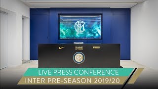 GIUSEPPE MAROTTA AND ANTONIO CONTE | LIVE PRESS CONFERENCE | INTER PRE-SEASON 2019/20