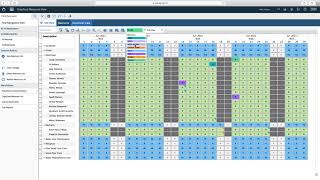 Maximo Scheduler Graphical Resource View Demo