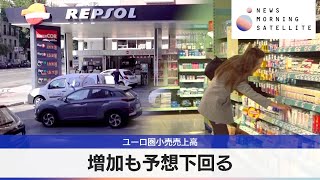 ユーロ圏小売売上高　増加も予想下回る【モーサテ】