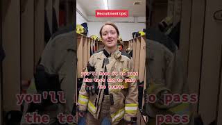 Firefighter recruitment tips