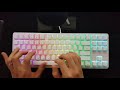 【키보드 리뷰 자막有】 체리 g80 3000s tkl rgb 화이트ㅣ체리 rgb 적축ㅣ피씨디렉트ㅣmx board 3.0s를 잇는 명작 키보드ㅣ무보강 기계식키보드