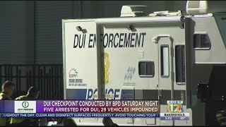 Bakersfield Police: Nine drivers detained for further evaluation, five arrested at DUI checkpoint