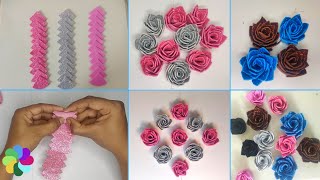 Simple Trick for Amazing Flower Making | Easy DIY Flower Making | Trick for Flower Making with Paper
