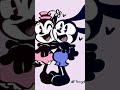 Mickey and Minnie, Bendy and Alice, Oswald and Ortensia, Felix and Kitty Kat #shorts #short