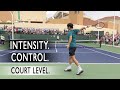 How the Pros Practice - Court Level View (60fps) Federer, Nadal, Djokovic, Murray, Kyrgios.