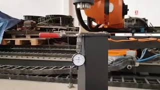 Milling robot repeatability test