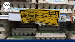 Supermarkets limit purchases on fresh eggs amid shortages