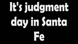 Jon Bon Jovi Santa Fe with lyrics on screen