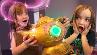 MAGiC LAMP real life OBBY!! Basement challenge with Adley, Niko, and Friends for magical roblox pets