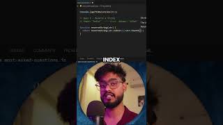Reverse a String - Javascript DSA Interview Question #javascript #DSA #javascriptinterview