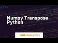 numpy transpose python