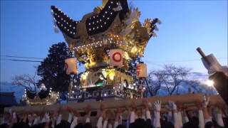 住吉神社北条節句祭本宮　本町宮入（平成２９年４月２日）