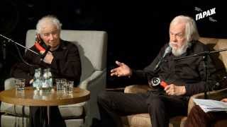 Artist talk at Garage. John Baldessari, Ilya Kabakov.