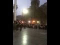 Granaderos Arriando la Bandera en Plaza de Mayo