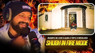 SHUBH - SICARIO ALBUM | PART 2 | REACTION,  RUGER , IN LOVE , AURA , TOP G , RECKLESS