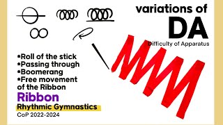 Rhythmic gymnastics Ribbon DA mastery boomerang CoP 2022 2023 2024