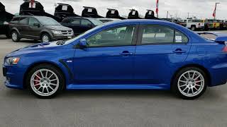 2010 USED MITSUBISHI LANCER EVOLUTION GSR OCTANE BLUE PEARL SOLD! 9521