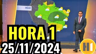 PREVISÃO DO TEMPO - HORA 1 - 25/11/2024 / SEGUNDA-FEIRA