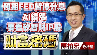 中視【財富密碼】20230613 #陳柏宏：預期FED暫停升息 AI續漲要看矽智財IP股 #中視新聞 #財富密碼