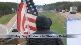 May Day Protests In Stevens Point