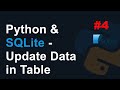 Python & SQLite: Update Data in Table.