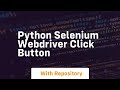 python selenium webdriver click button