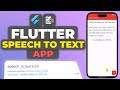 Flutter Speech To Text Tutorial | Voice Recognition App iOS & Android Tutorial