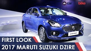 2017 Maruti Suzuki Dzire First Look - NDTV CarAndBike