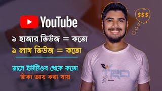 How Much Money YouTube Pay For 1k Views And 1 million | YouTube Earning | Nh TecH Official