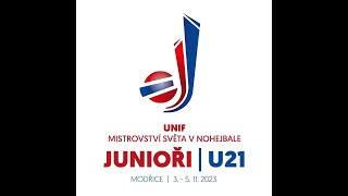 Nohejbal: Mistrovství světa Juniorů 2023 - kurt 1