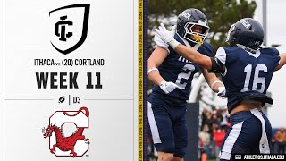 Ithaca vs. #20 Cortland Highlights (Cortaca Jug Game) | D3 Football 2025