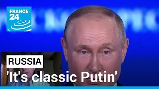 Putin's speech was really a 'house of cards' • FRANCE 24 English
