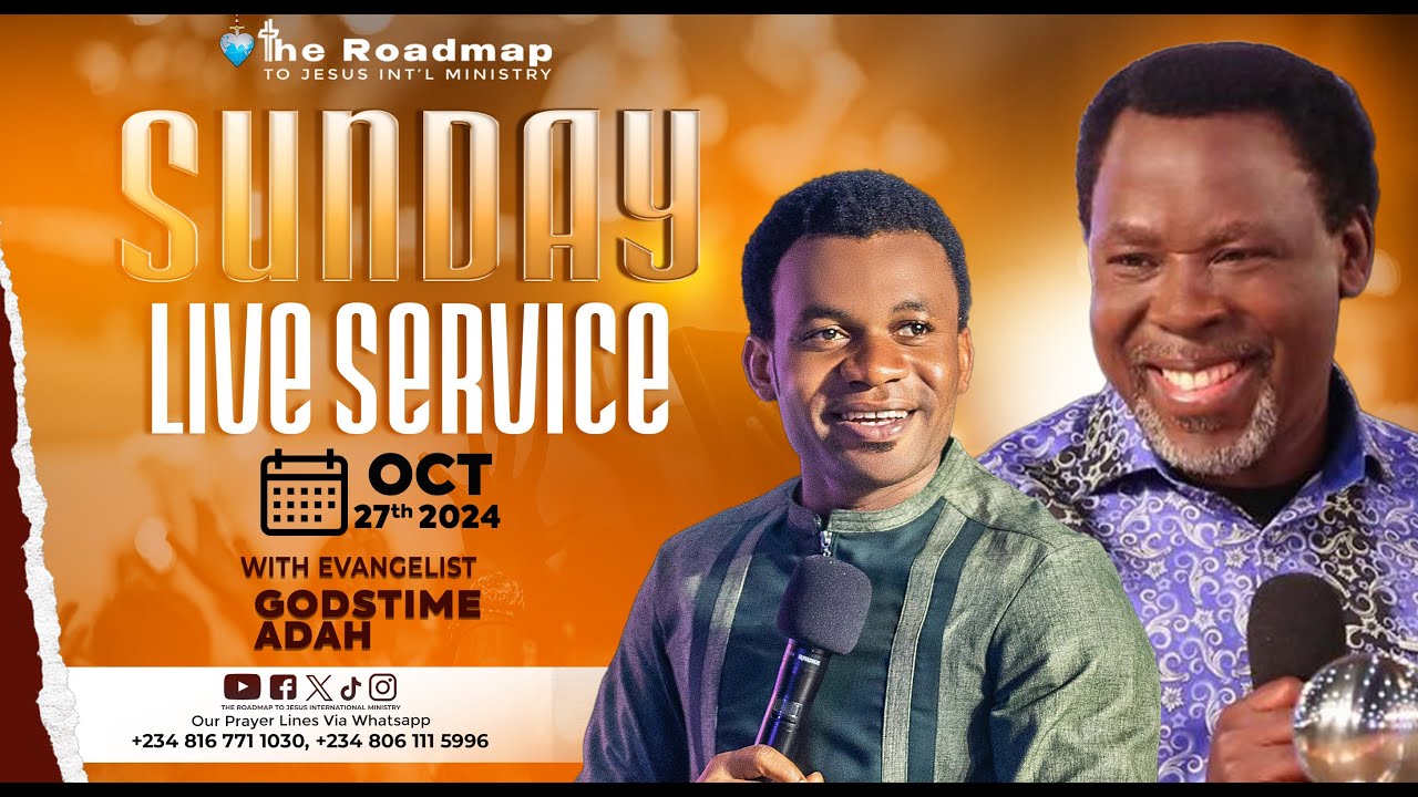 Sunday Live Service 27th October 2024 Youtube