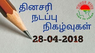 Daily Current Affairs in Tamil - 28th April 2018 | TNPSC GROUP 2 | ALP | RRB | GROUP D
