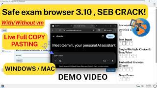 How did I open other apps with safe exam browser 3.10.1 | SEB CRACK | copy pasting | 2026 latest