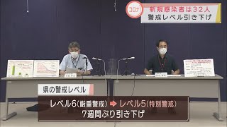 【新型コロナ】静岡県32人感染…独自の警戒レベルを7週間ぶりに5に引き下げ